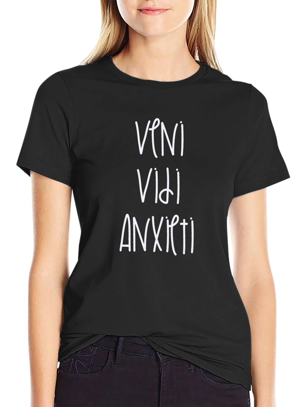Veni Vidi Anxiety T-Shirt - Funny Graphic Tee