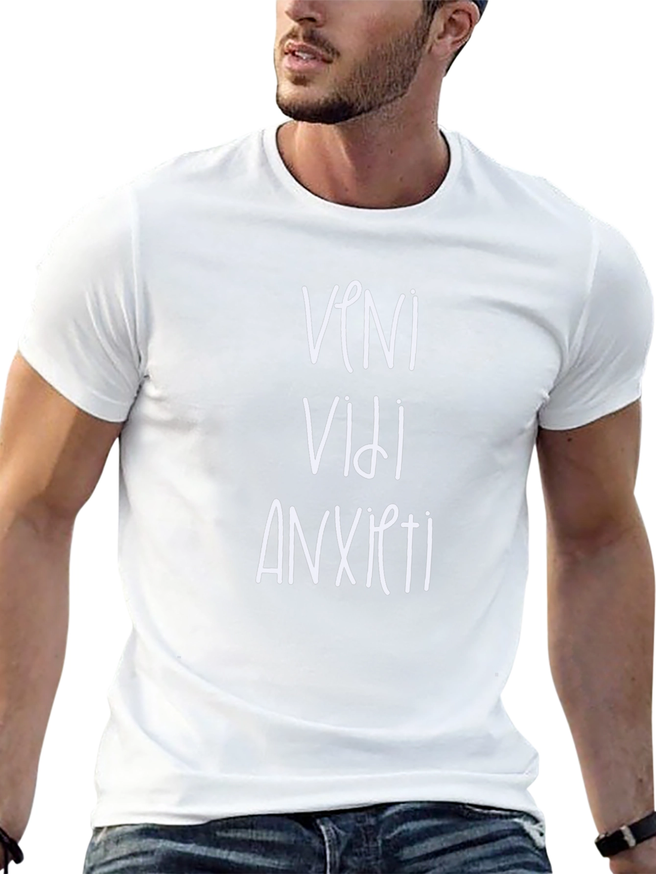 Veni Vidi Anxiety T-Shirt - Funny Graphic Tee