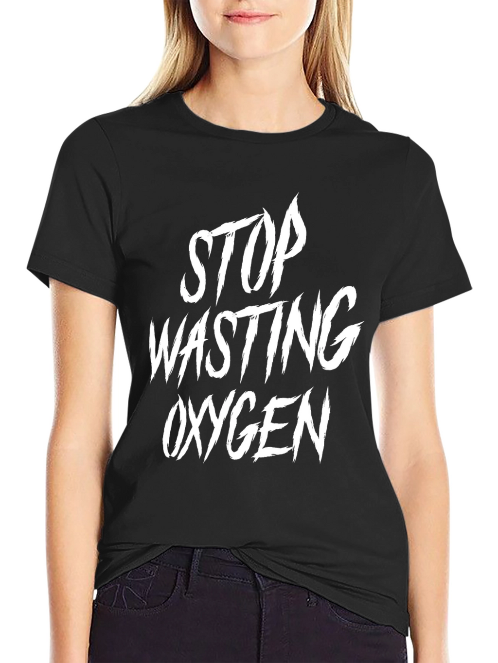 Stop Wasting Oxygen Graphic Tee