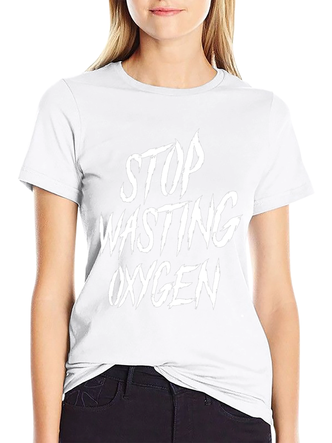 Stop Wasting Oxygen Graphic Tee
