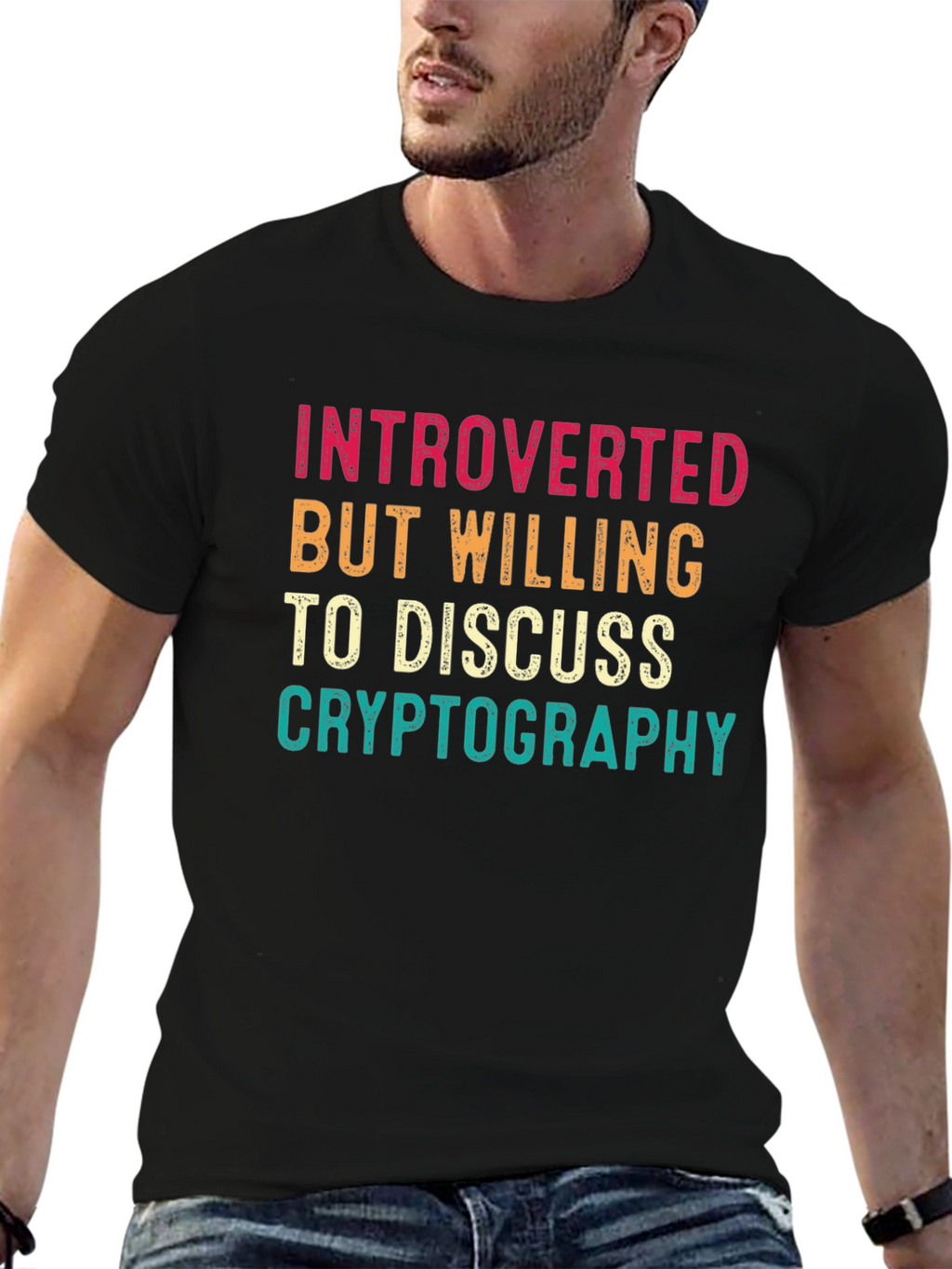 Introverted Cryptography Enthusiast T-Shirt