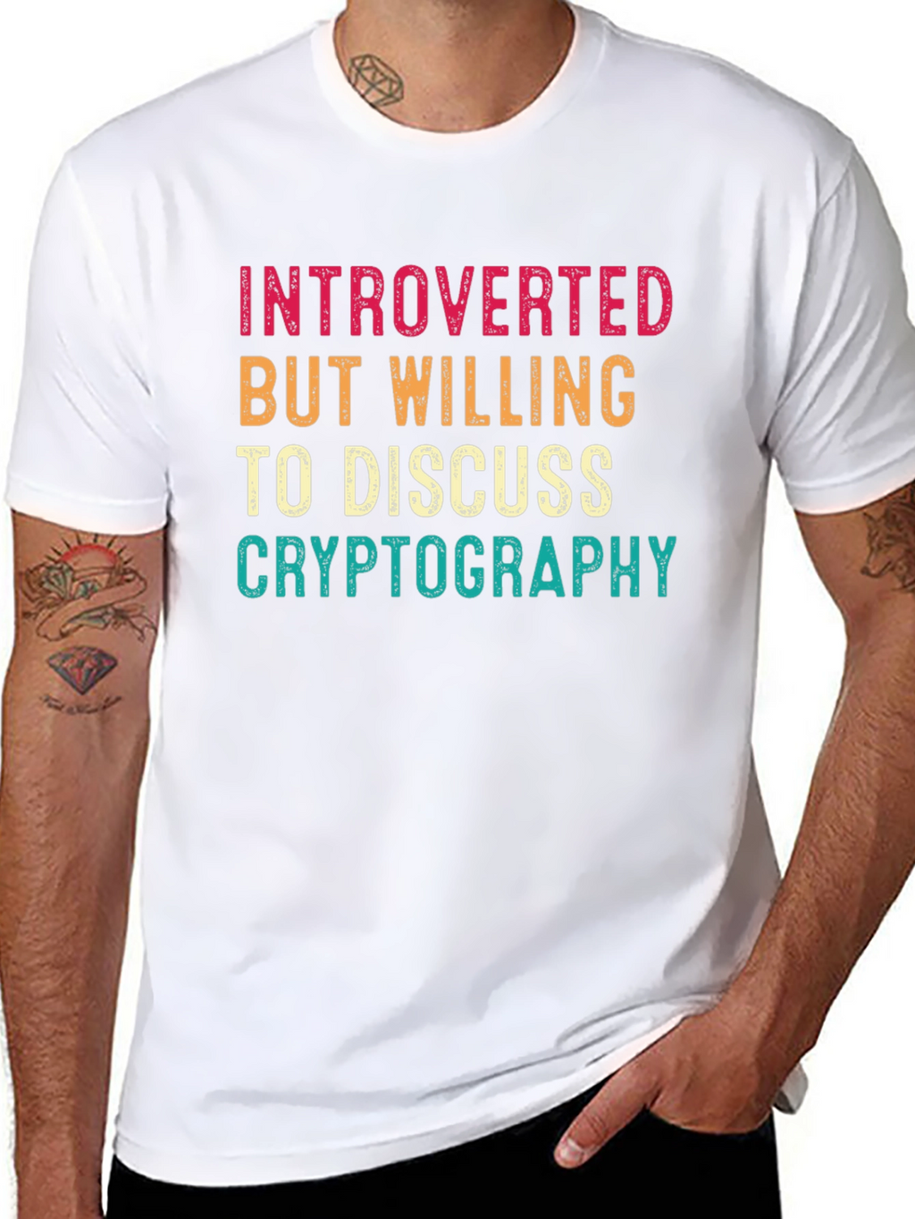 Introverted Cryptography Enthusiast T-Shirt