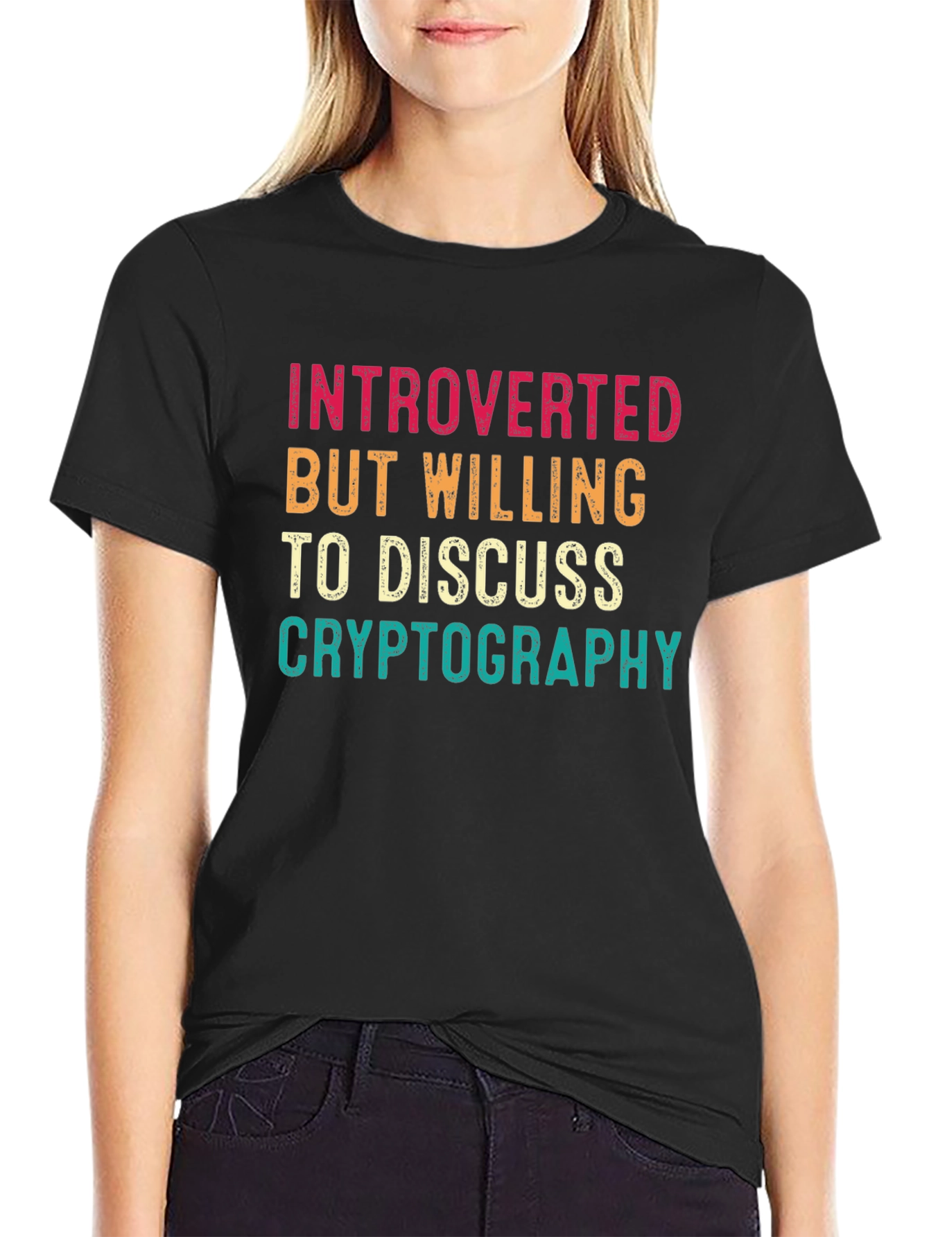 Introverted Cryptography Enthusiast T-Shirt