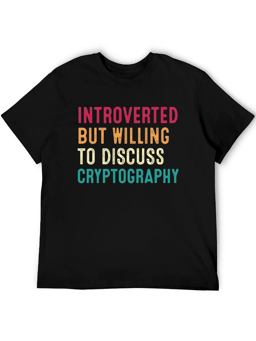 Introverted Cryptography Enthusiast T-Shirt