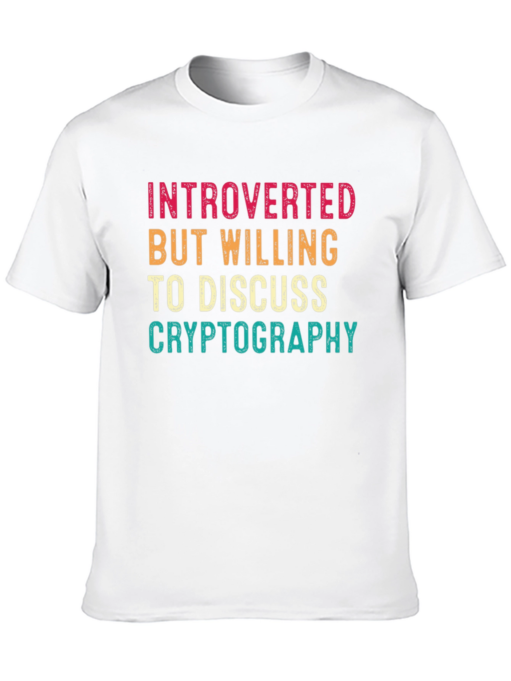 Introverted Cryptography Enthusiast T-Shirt