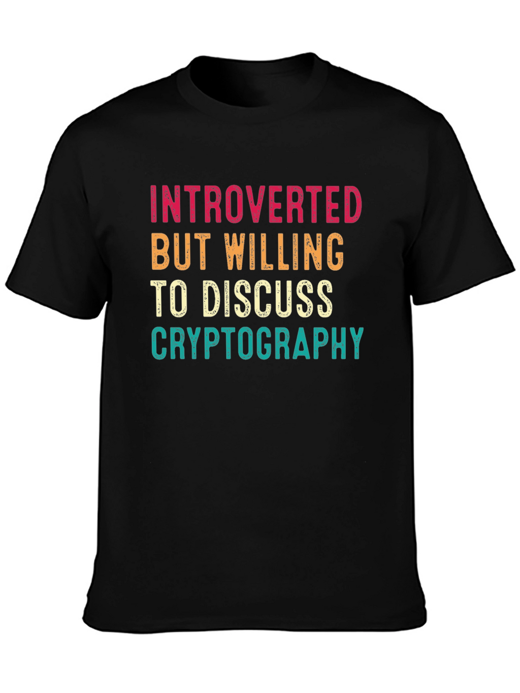 Introverted Cryptography Enthusiast T-Shirt