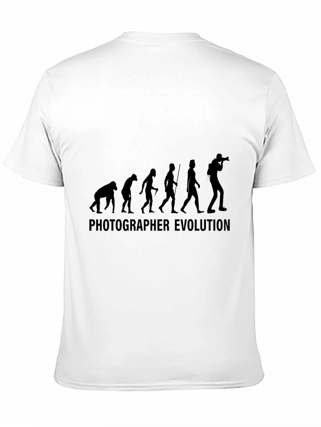 Photographer Evolution T-Shirt - Black