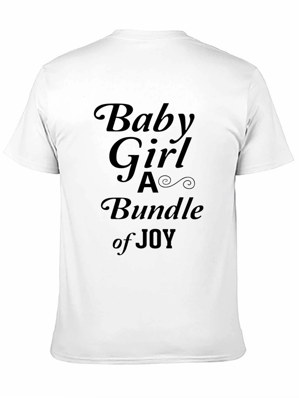 Baby Girl Bundle of Joy Black T-Shirt
