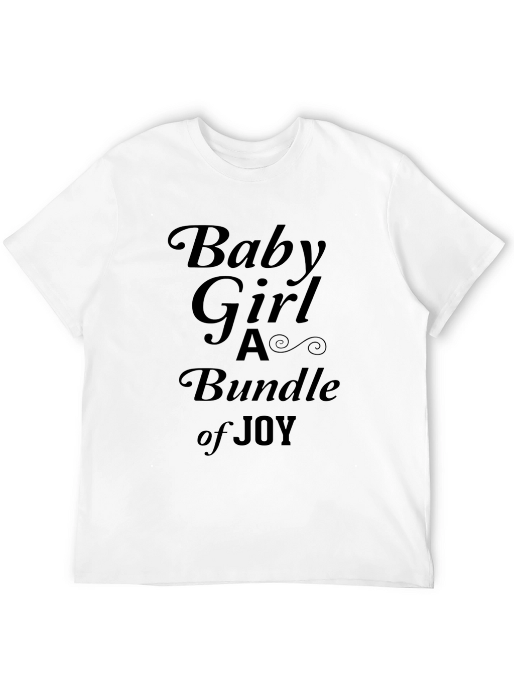 Baby Girl Bundle of Joy Black T-Shirt