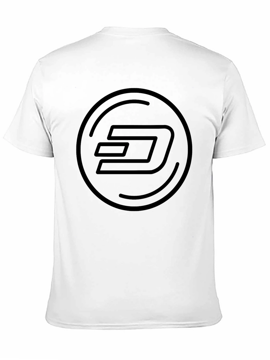 Black Dash Logo T-Shirt - Crypto Currency Style