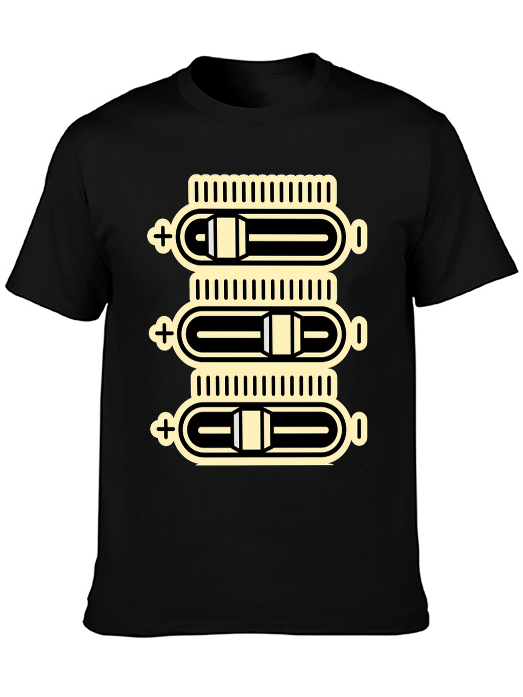 Sliders Graphic Tee - Black Cotton Comfort