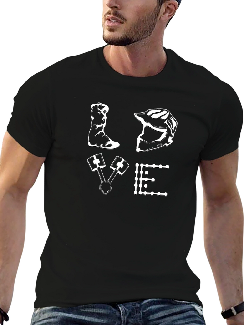 Motocross LOVE Graphic T-Shirt