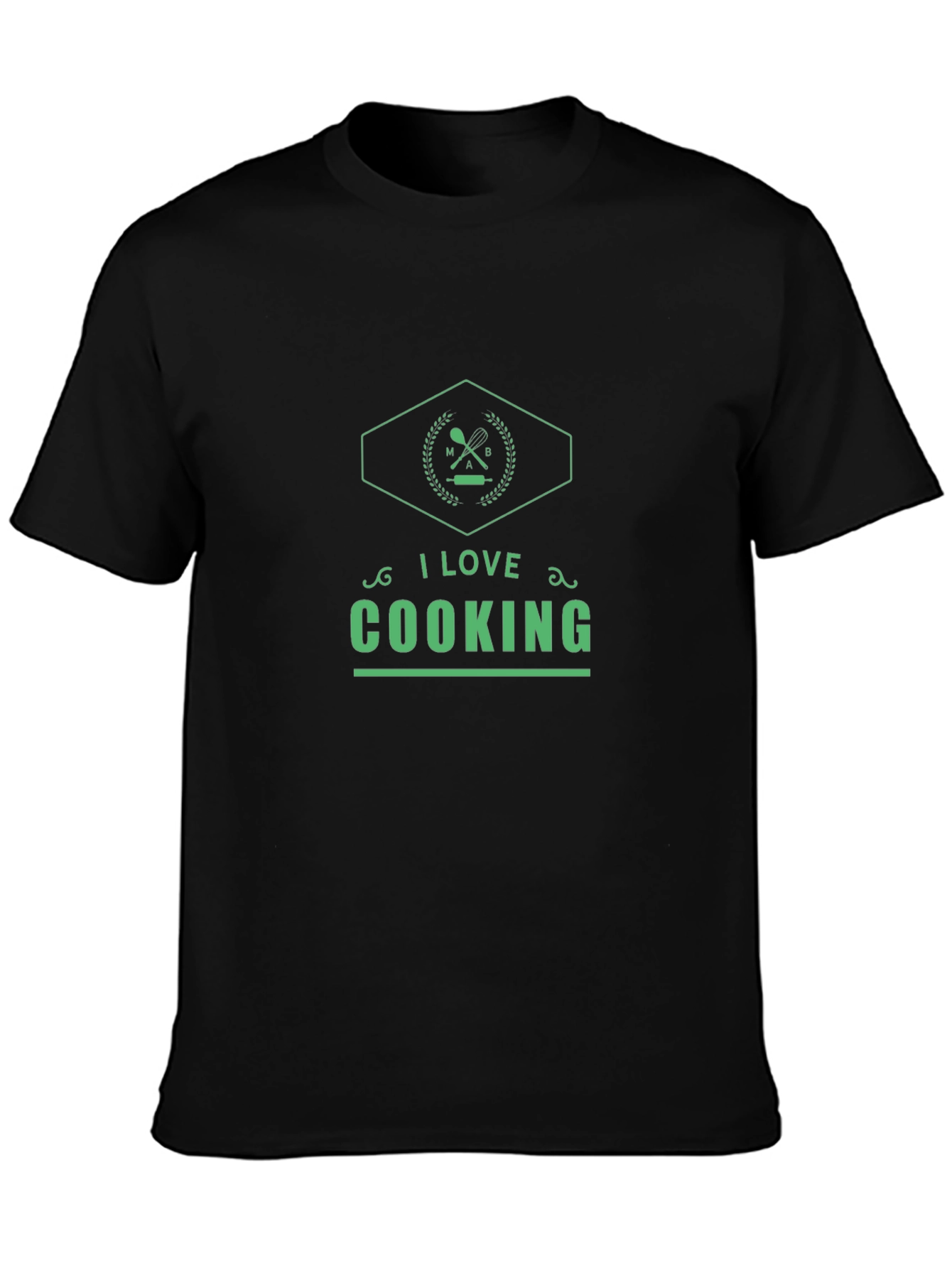 I Love Cooking Graphic Tee - Stylish Kitchen Apparel