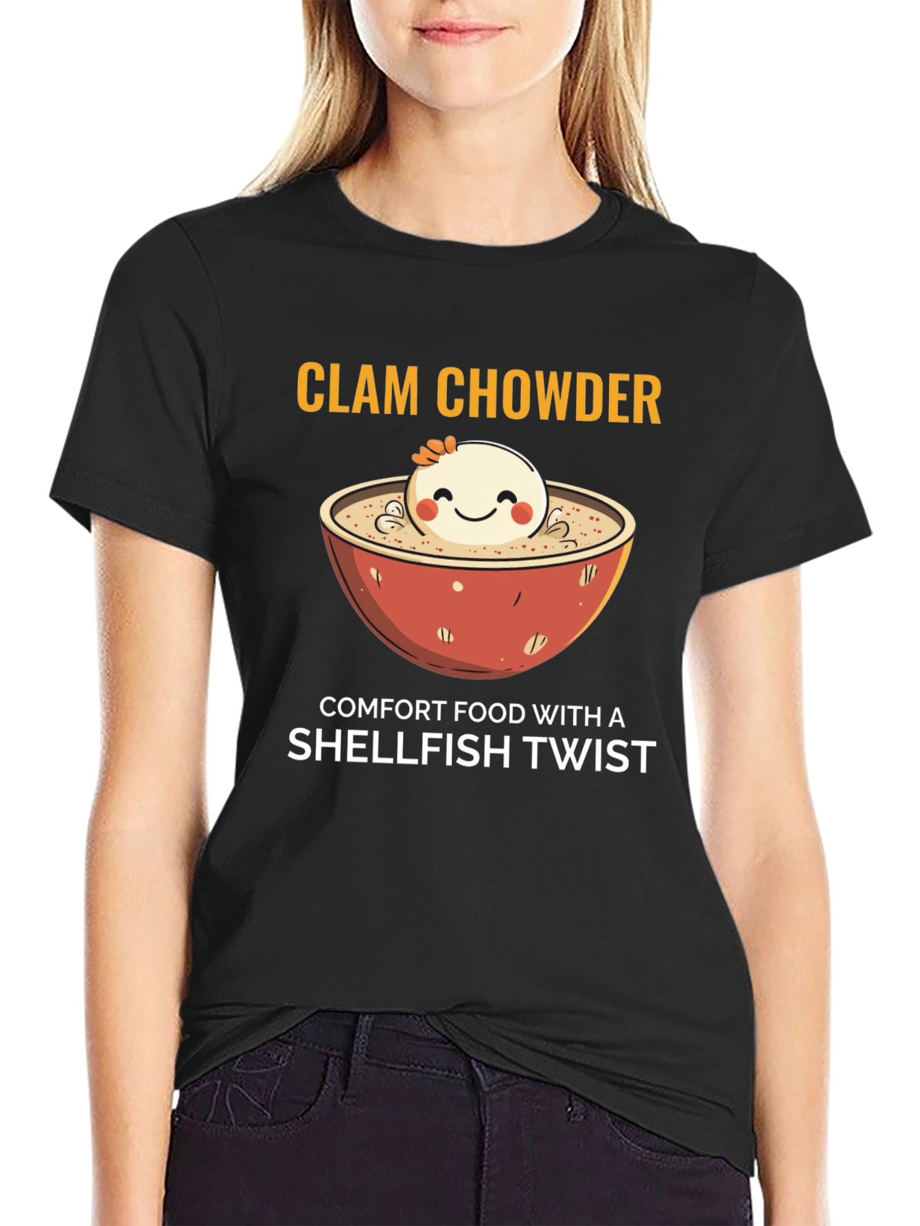 Clam Chowder Comfort Food Graphic Tee