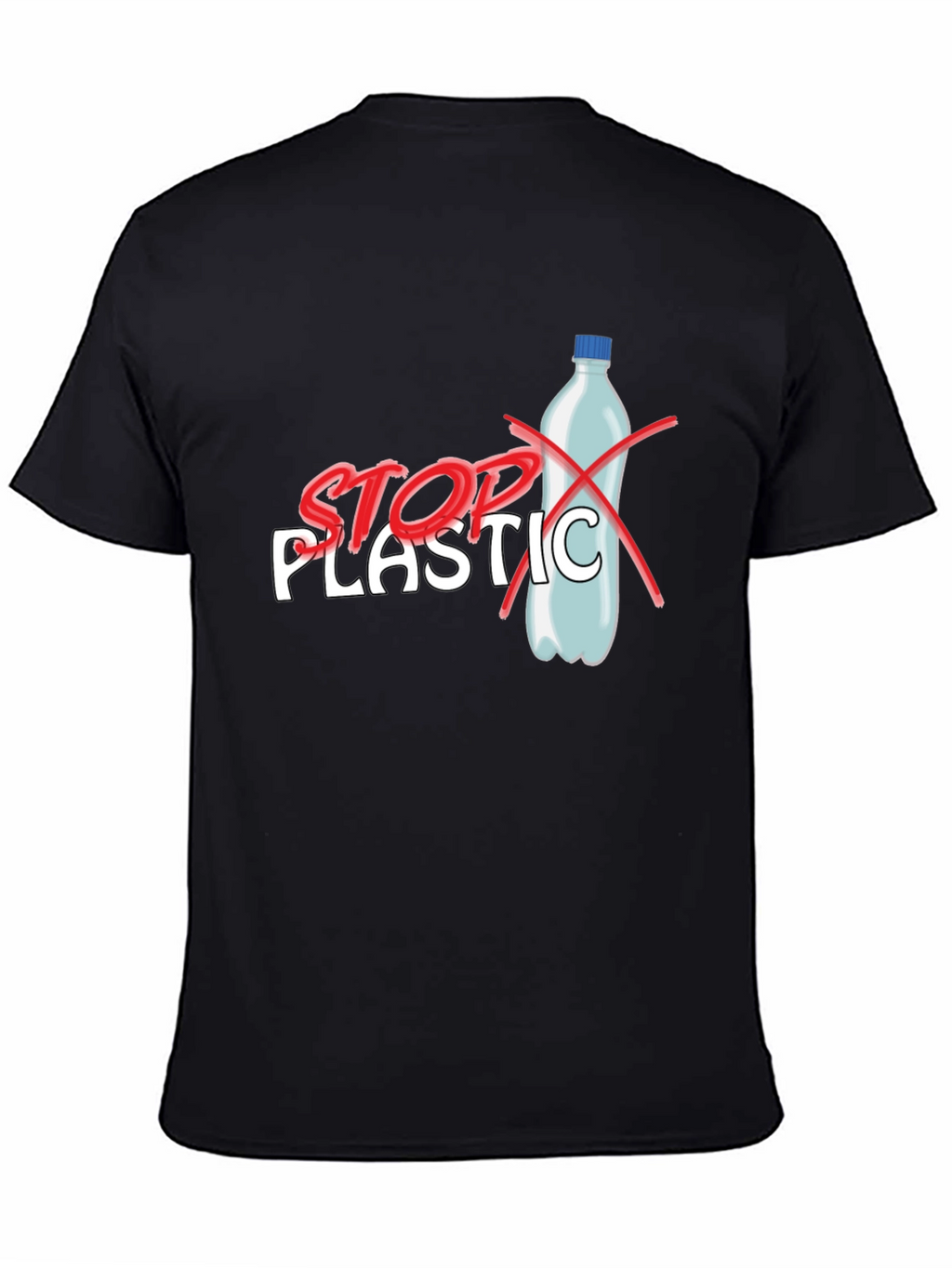 Stop Plastic T-Shirt - Environmental Awareness Tee