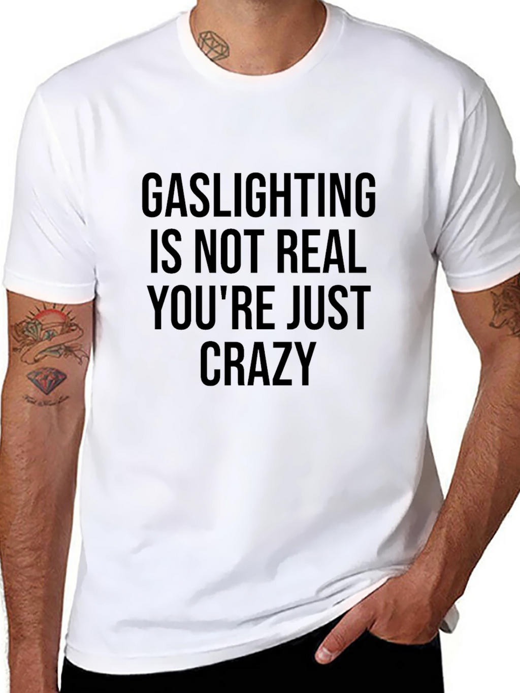 Gaslighting Graphic Tee - Sarcastic Humor Shirt