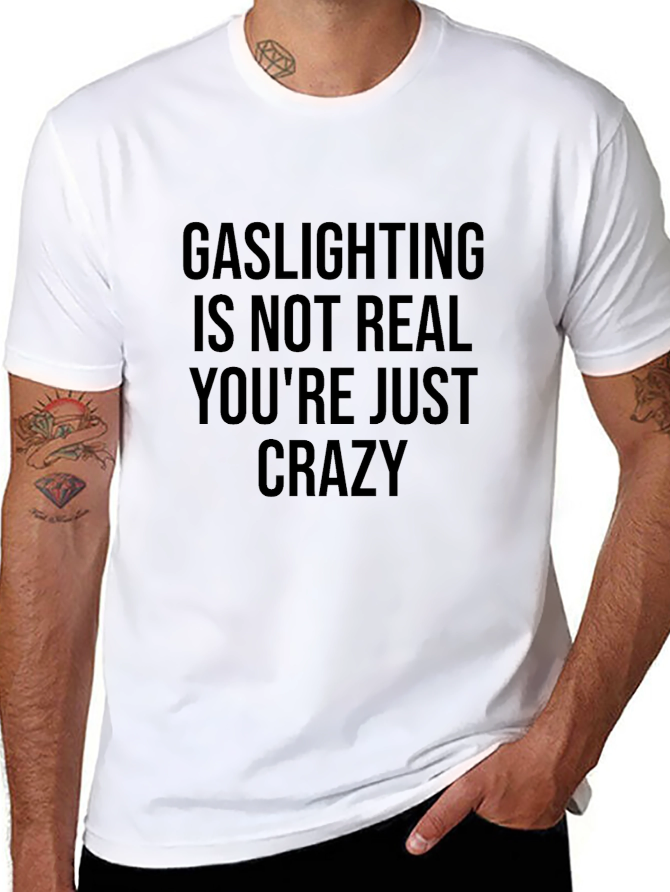 Gaslighting Graphic Tee - Sarcastic Humor Shirt