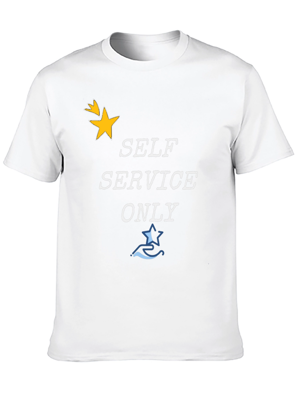 Self Service Only Graphic T-Shirt - Stylish Cotton Tee