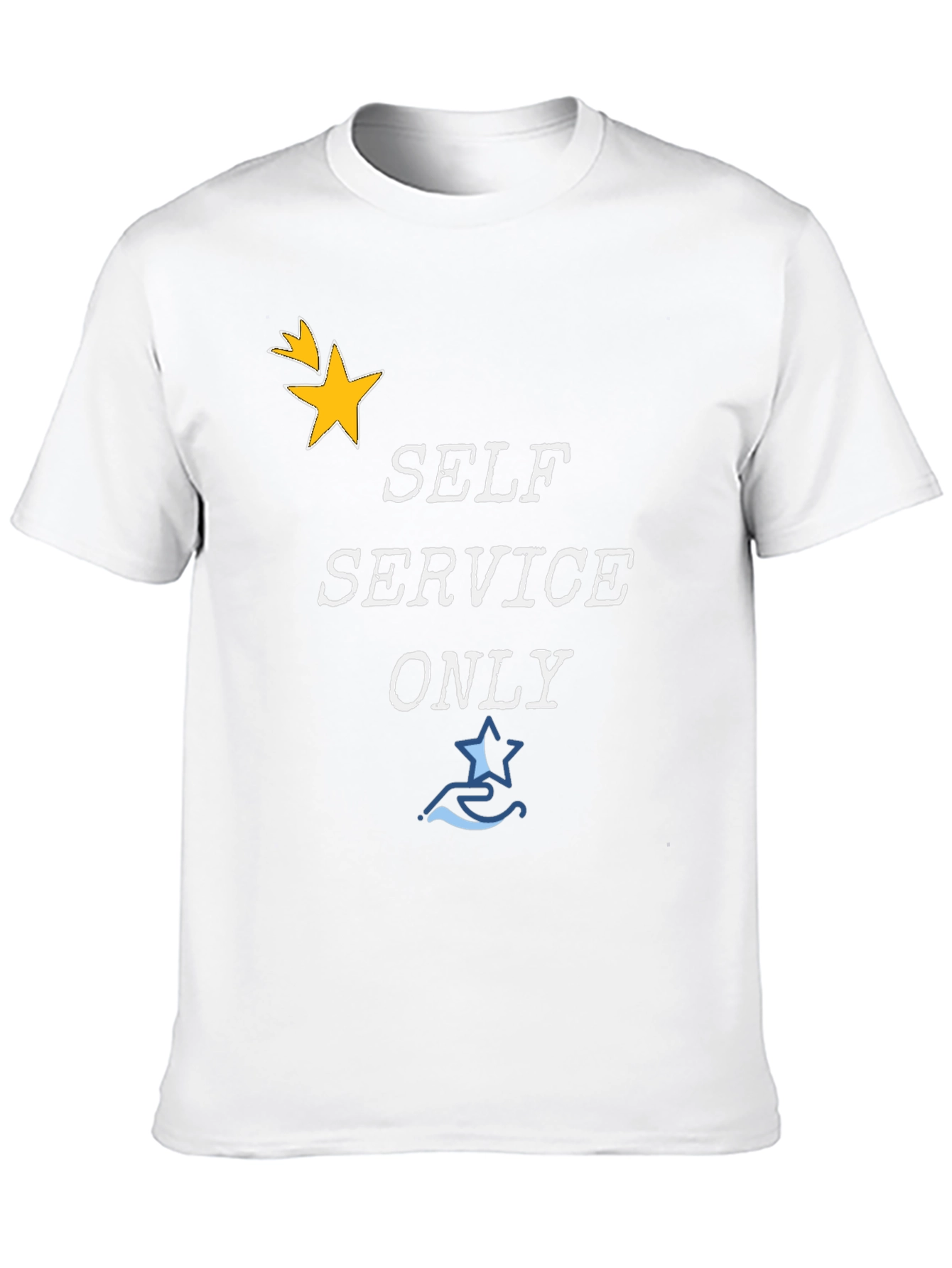 Self Service Only Graphic T-Shirt - Stylish Cotton Tee