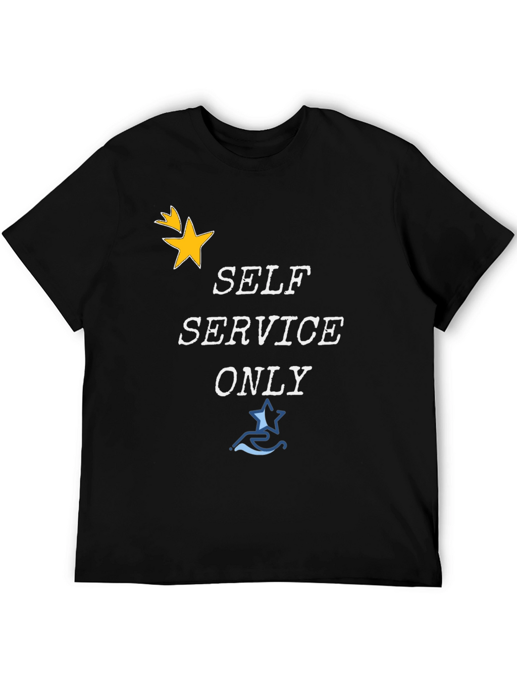 Self Service Only Graphic T-Shirt - Stylish Cotton Tee