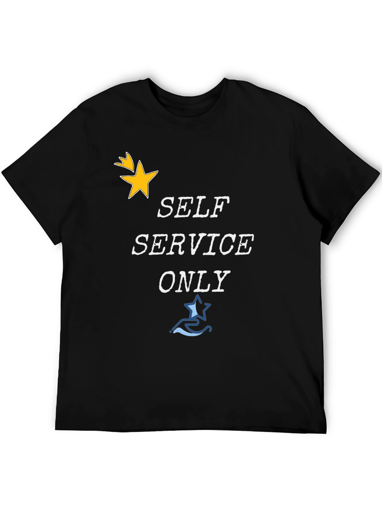 Self Service Only Graphic T-Shirt - Stylish Cotton Tee