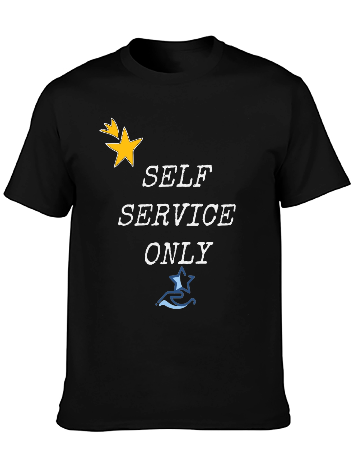 Self Service Only Graphic T-Shirt - Stylish Cotton Tee