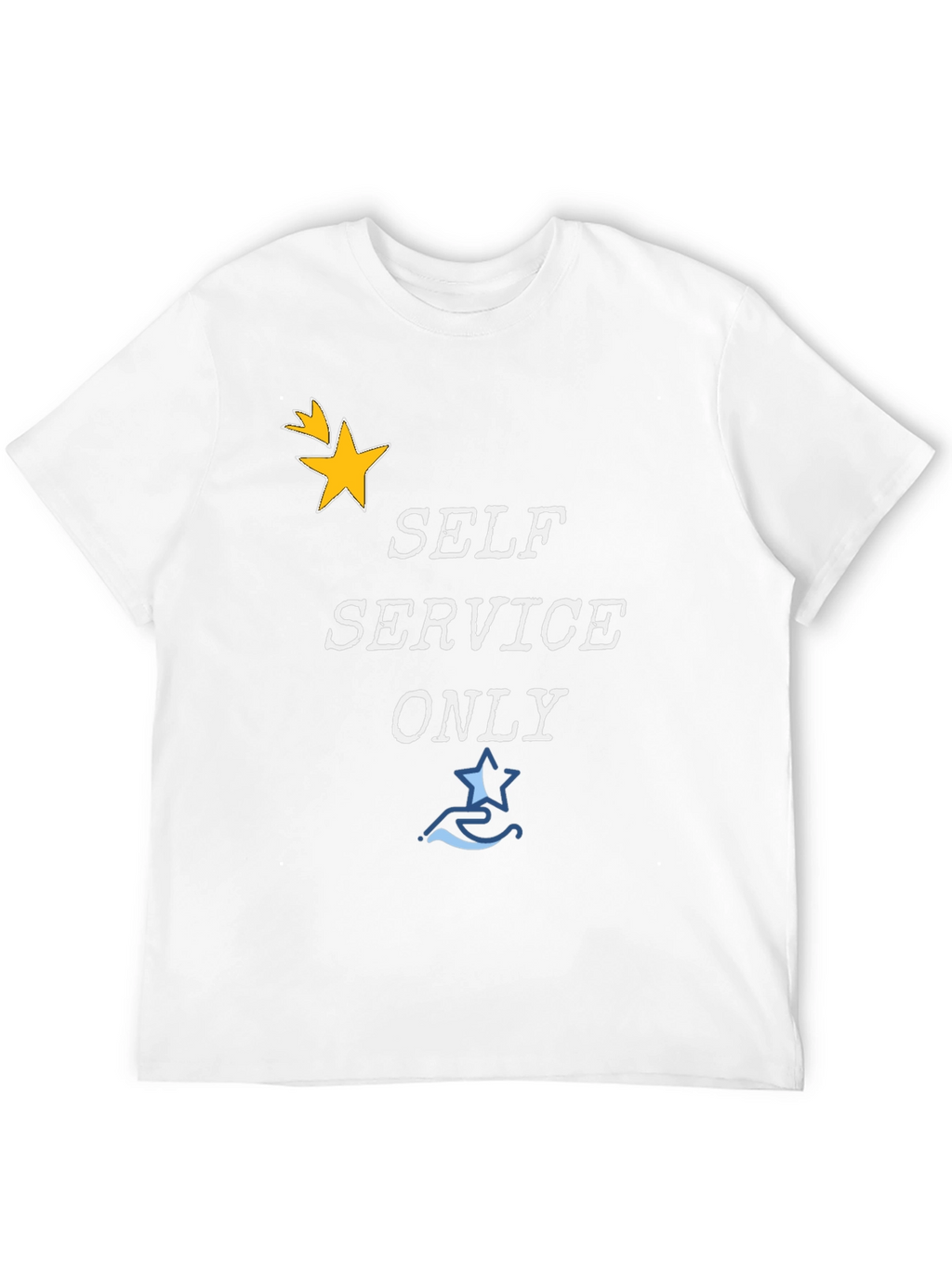 Self Service Only Graphic T-Shirt - Stylish Cotton Tee