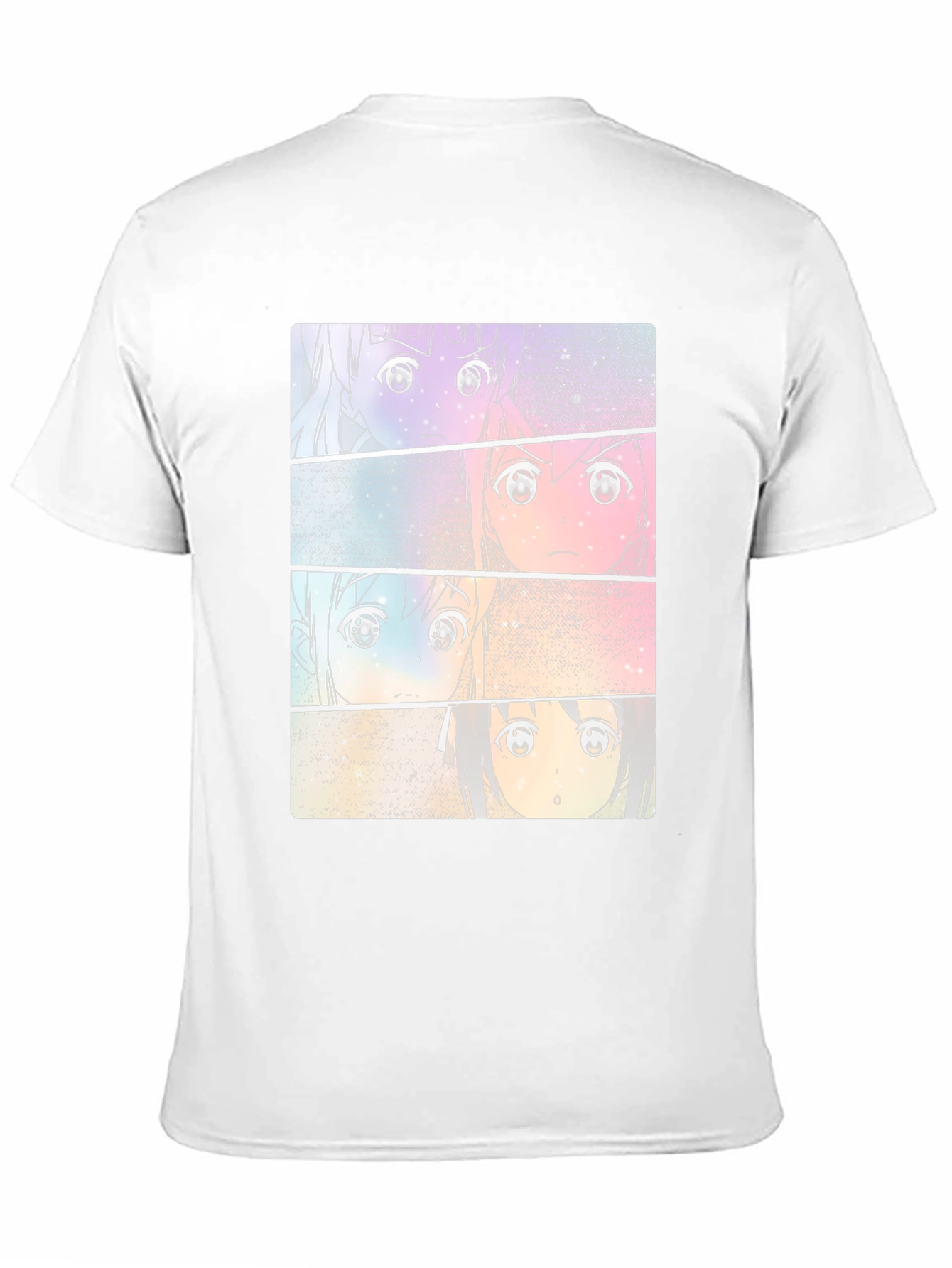 Anime Girls Black T-Shirt
