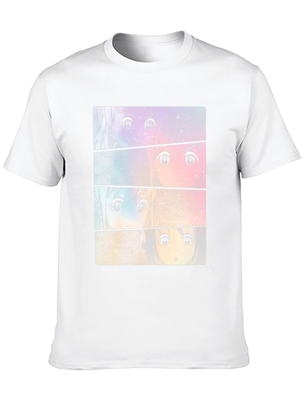 Anime Girls Black T-Shirt