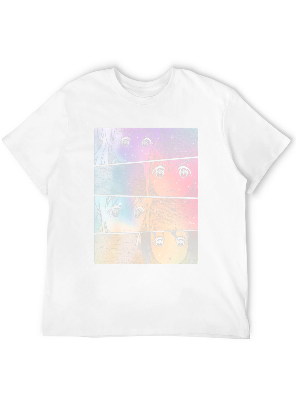 Anime Girls Black T-Shirt