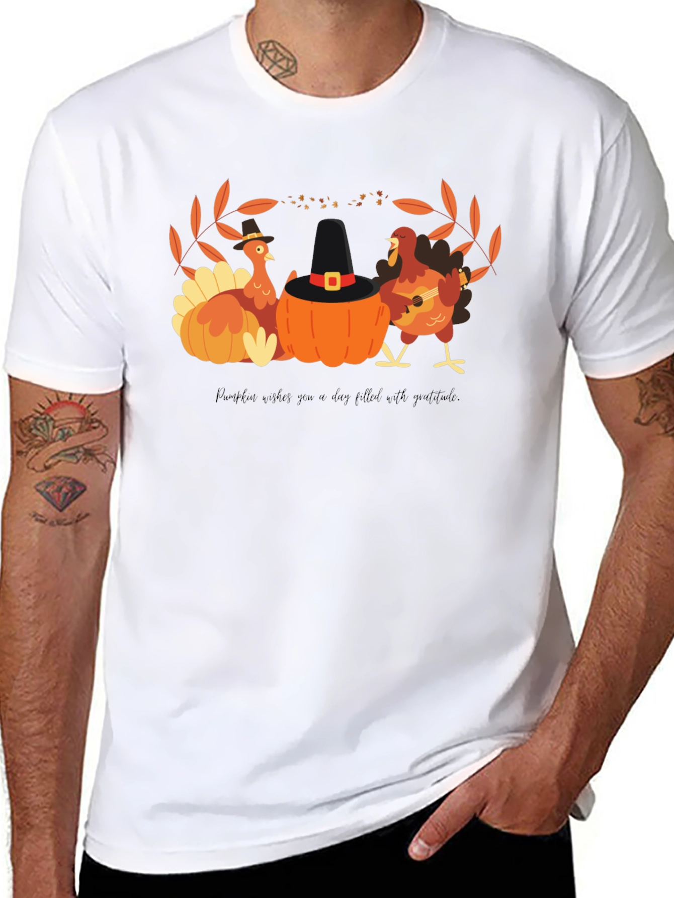 Thanksgiving Turkey Graphic Tee