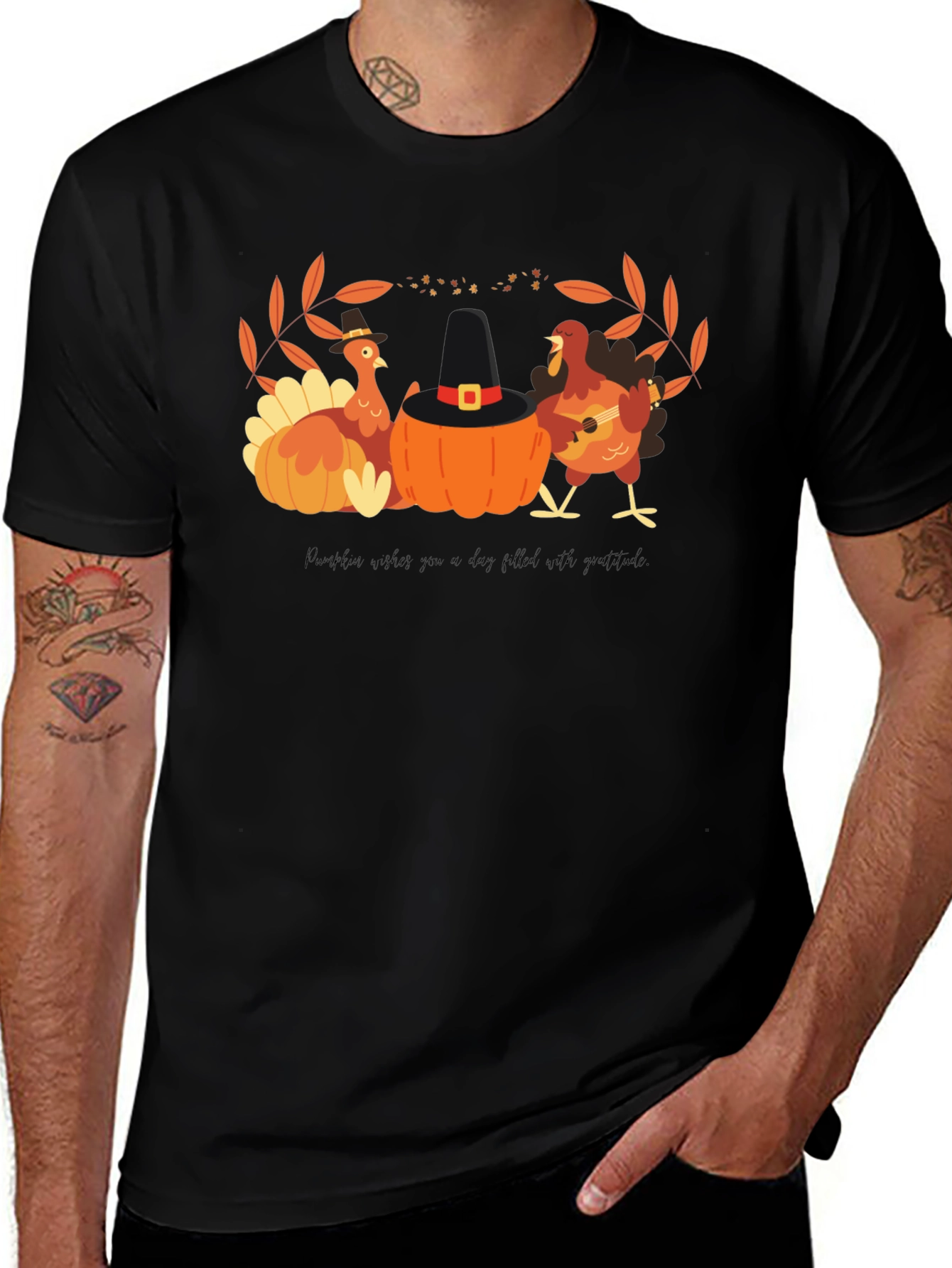Thanksgiving Turkey Graphic Tee