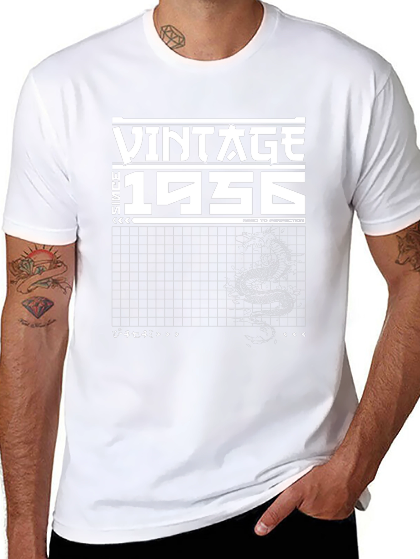 Vintage 1956 Aged to Perfection Graphic Tee