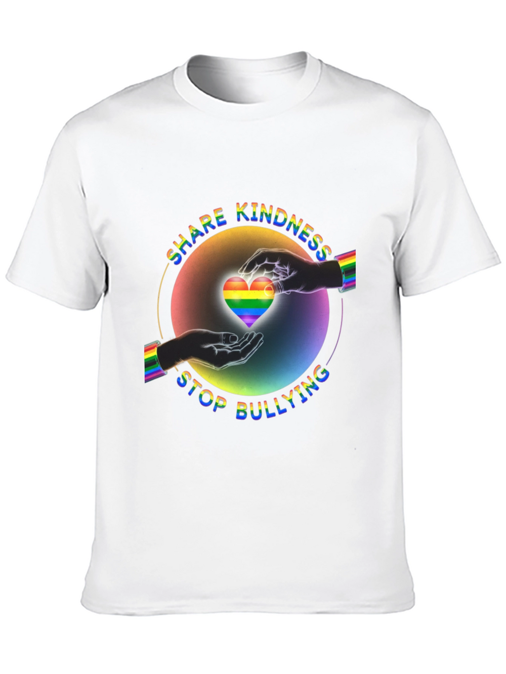 Share Kindness Stop Bullying LGBT Pride T-Shirt