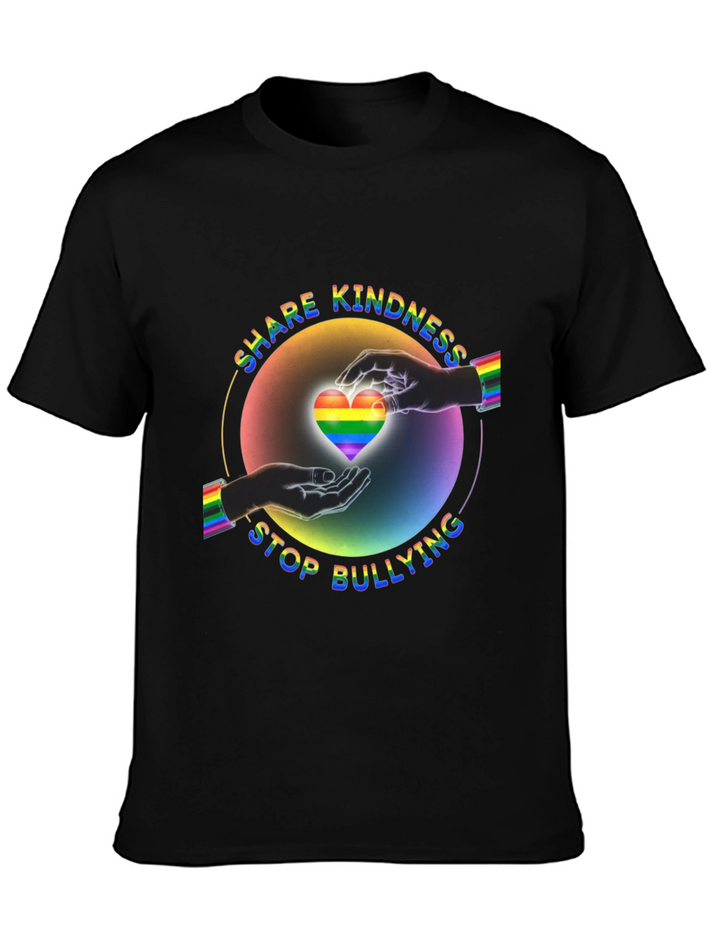 Share Kindness Stop Bullying LGBT Pride T-Shirt