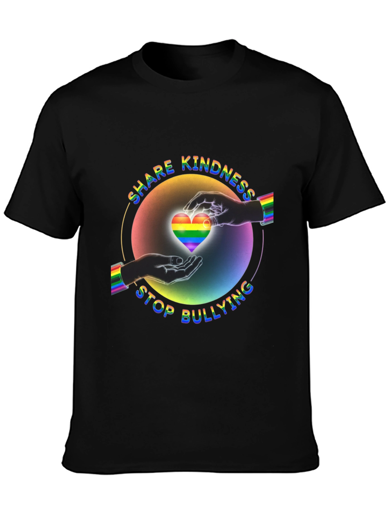 Share Kindness Stop Bullying LGBT Pride T-Shirt