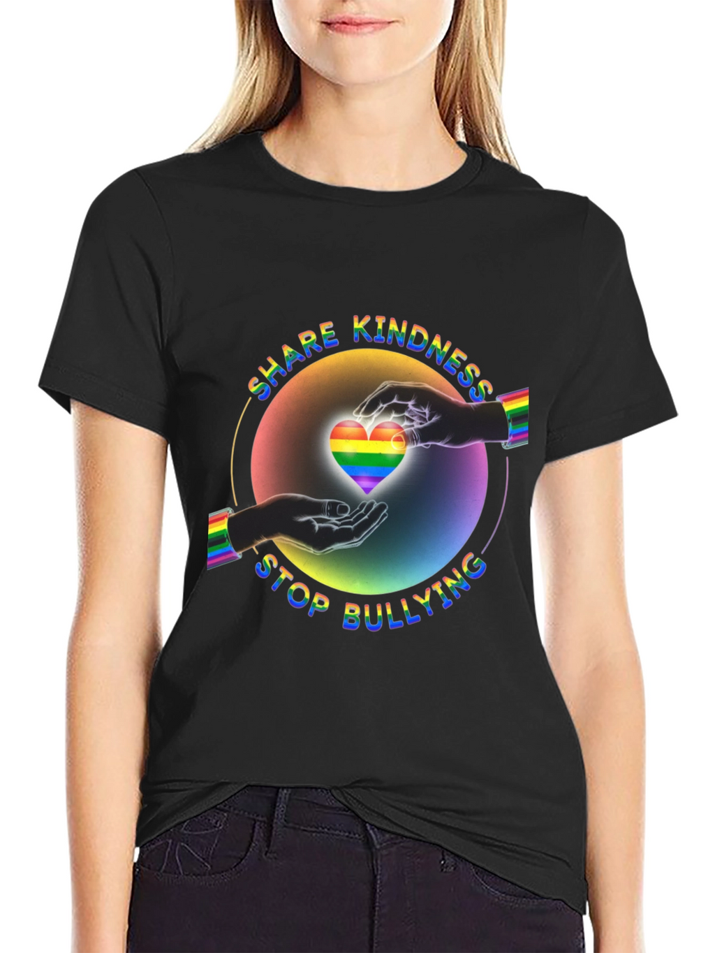 Share Kindness Stop Bullying LGBT Pride T-Shirt