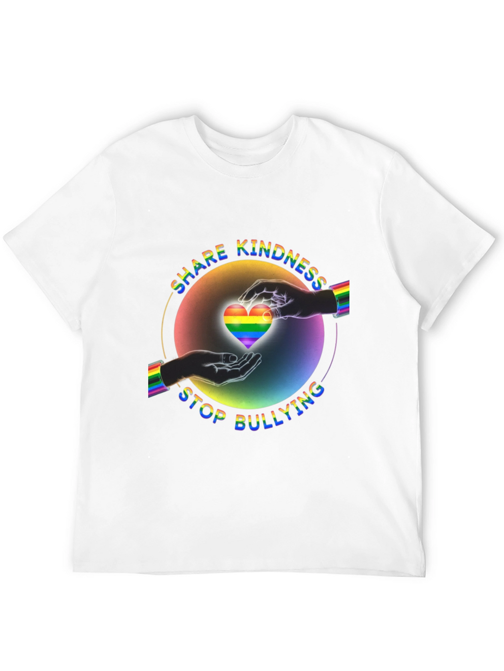 Share Kindness Stop Bullying LGBT Pride T-Shirt