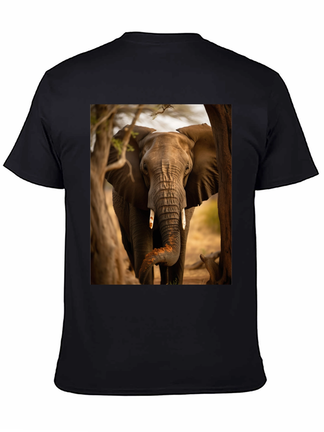 Elephant Graphic Tee - Wildlife Safari Style Shirt