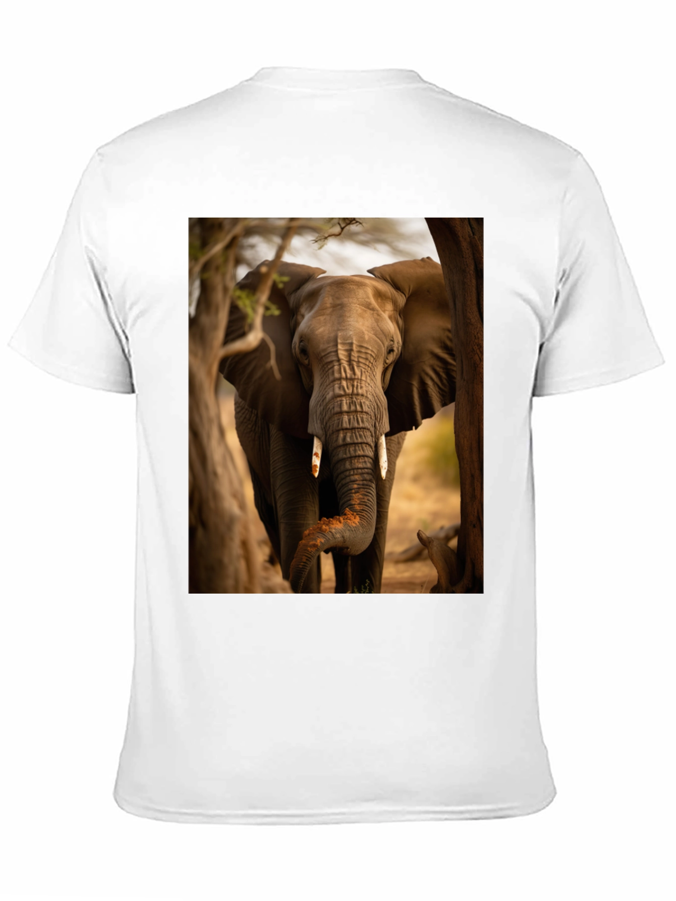 Elephant Graphic Tee - Wildlife Safari Style Shirt