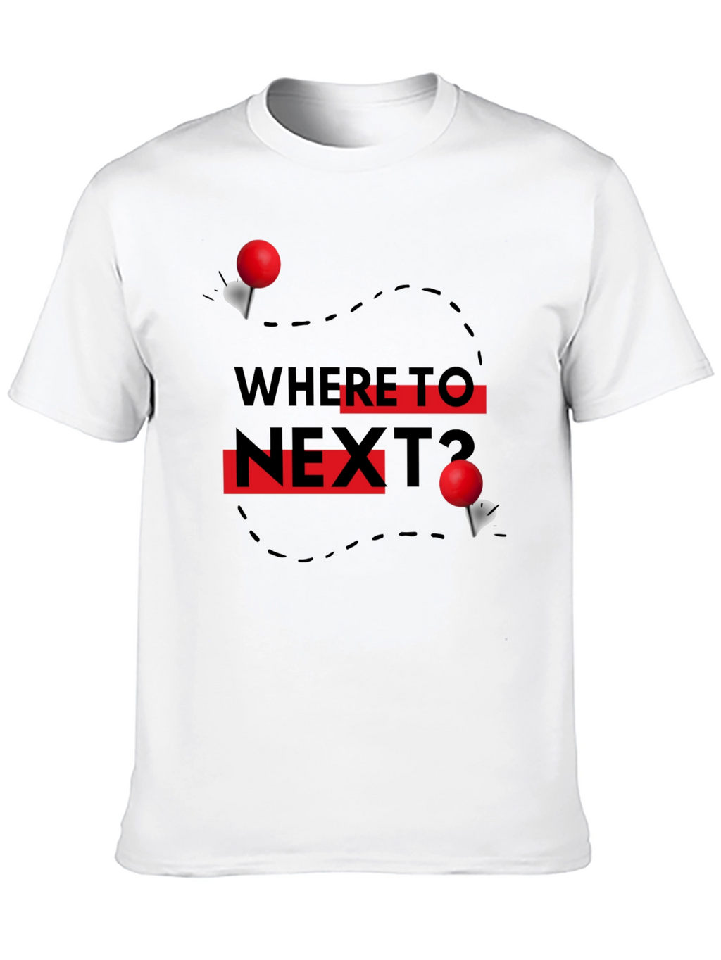 Where To Next? Travel T-Shirt