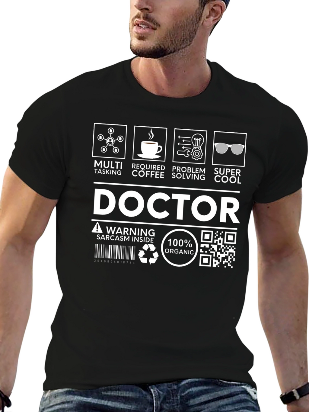 Doctor Multitasking Coffee Lover T-Shirt