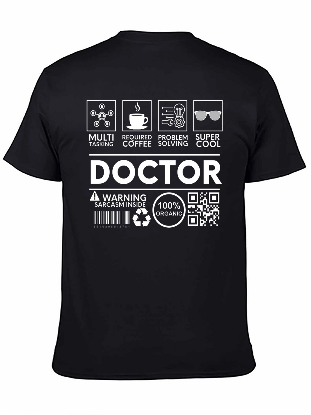 Doctor Multitasking Coffee Lover T-Shirt
