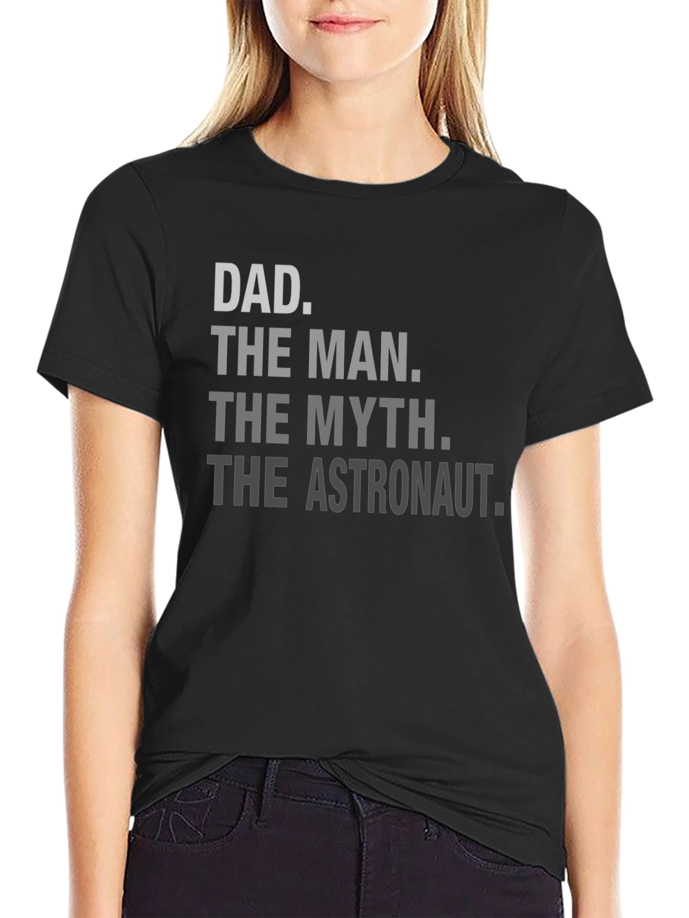 Dad Astronaut T-Shirt - The Man The Myth The Legend