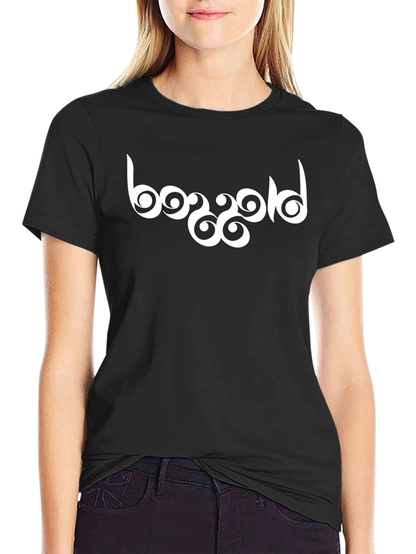 Tribal Style Black T-Shirt
