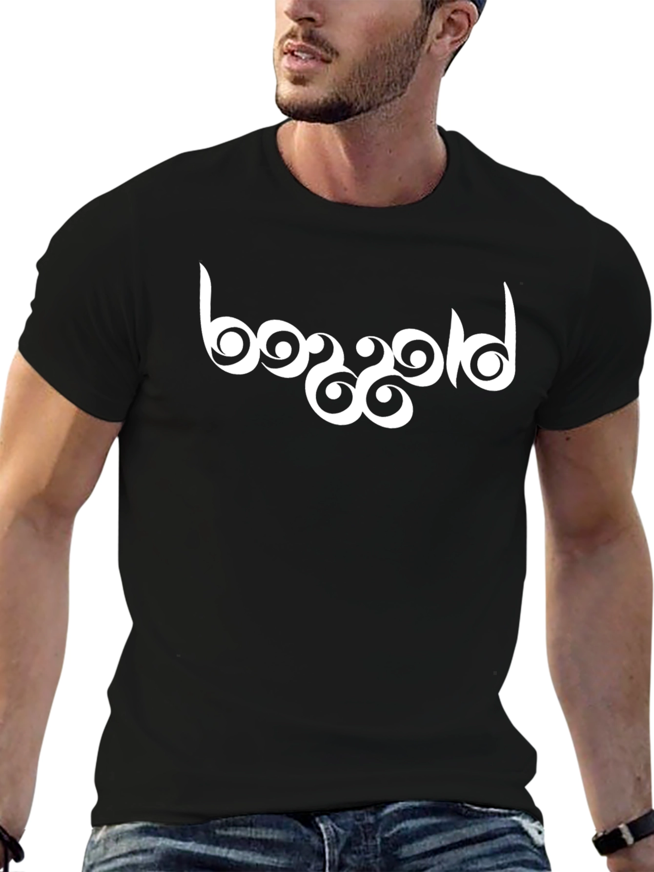 Tribal Style Black T-Shirt