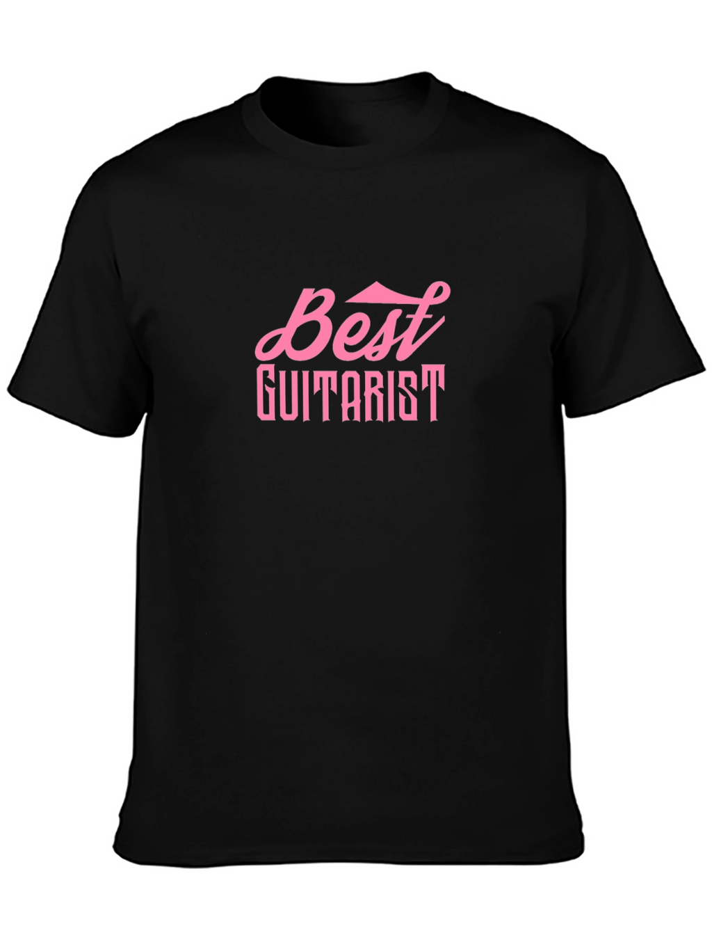 Best Guitarist Black Cotton T-Shirt