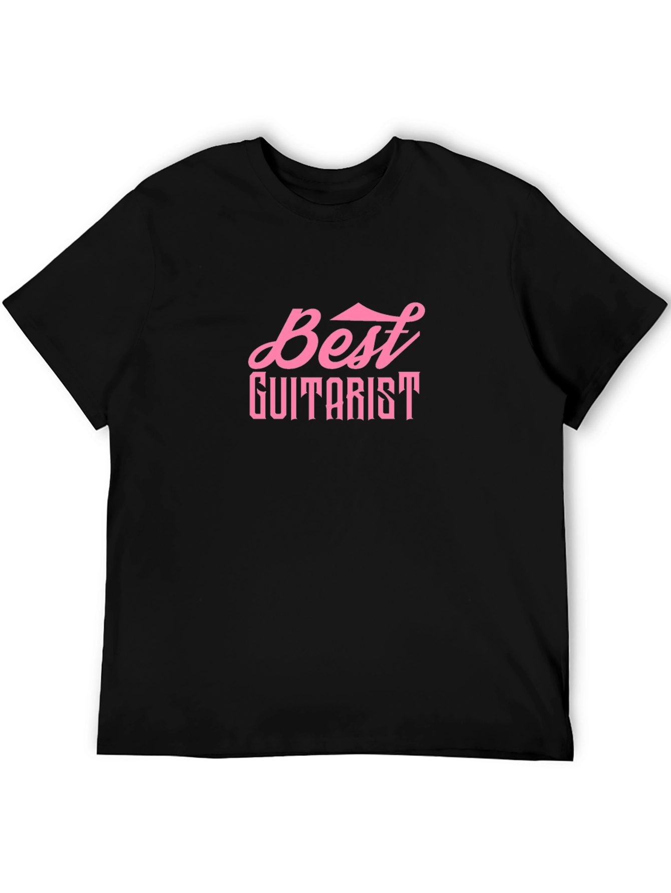 Best Guitarist Black Cotton T-Shirt