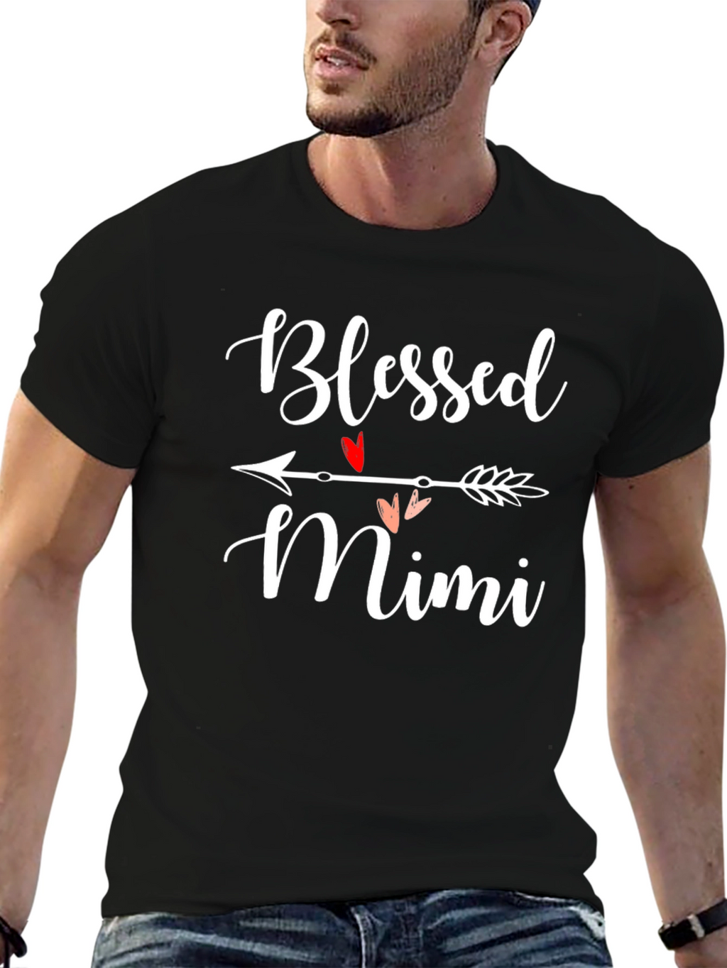 Blessed Mimi Graphic T-Shirt - Black