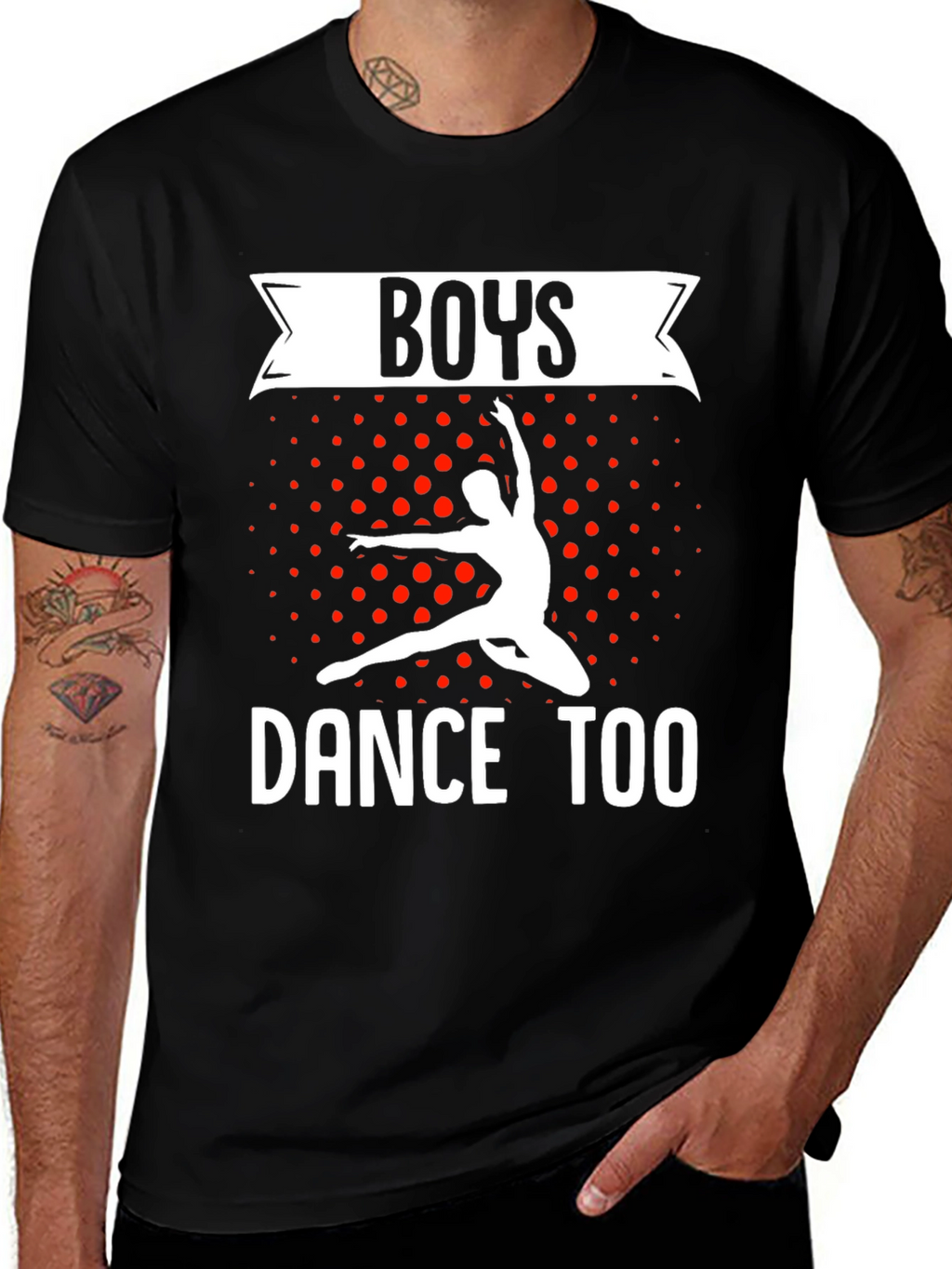 Boys Dance Too Graphic T-Shirt